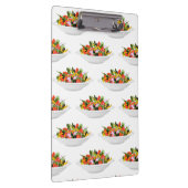 もっと食べの植物の生鮮サラダ動機レタリング クリップボード (右)