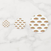 もっと食べの植物の生鮮サラダ動機レタリング コンフェッティ (正面)