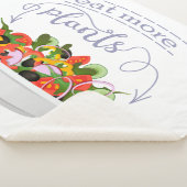 もっと食べの植物の生鮮サラダ動機レタリング シェルパブランケット (3/4)