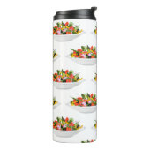 もっと食べの植物の生鮮サラダ動機レタリング タンブラー (回転左)