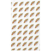 もっと食べの植物の生鮮サラダ動機レタリング テーブルクロス (正面)