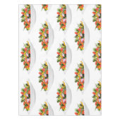 もっと食べの植物の生鮮サラダ動機レタリング テーブルクロス (正面)