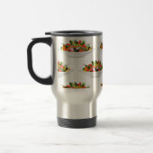 もっと食べの植物の生鮮サラダ動機レタリング トラベルマグ (左)