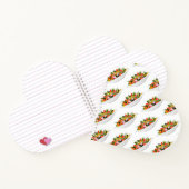 もっと食べの植物の生鮮サラダ動機レタリング ノートブック (内部)