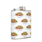 もっと食べの植物の生鮮サラダ動機レタリング フラスク (右)