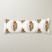 もっと食べの植物の生鮮サラダ動機レタリング ボディピロー (正面)