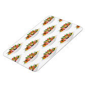 もっと食べの植物の生鮮サラダ動機レタリング マグネット (左側)