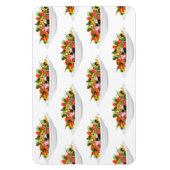 もっと食べの植物の生鮮サラダ動機レタリング マグネット (縦)