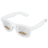 もっと食べの植物の生鮮サラダ動機レタリング レトロサングラス (アングル)