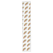 もっと食べの植物の生鮮サラダ動機レタリング ロングテーブルランナー (正面)