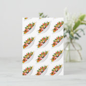 もっと食べの植物の生鮮サラダ動機レタリング 案内状 (スタンド正面)