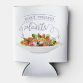 もっと食べの植物の生鮮サラダ動機レタリング 缶クーラー (正面)