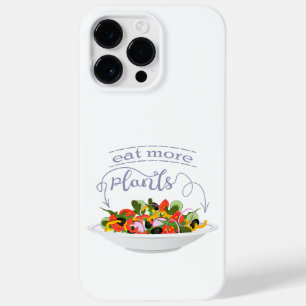 もっと食べの植物の生鮮サラダ動機レタリング Case-Mate iPhone 14 PRO MAXケース