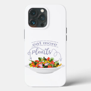 もっと食べの植物の生鮮サラダ動機レタリング iPhone 13 PROケース