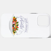 もっと食べの植物の生鮮サラダ動機レタリング Case-Mate iPhoneケース (裏面 (横))