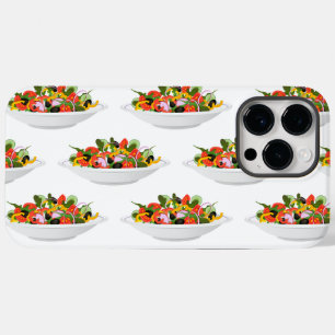 もっと食べの植物の生鮮サラダ動機レタリング Case-Mate iPhone 14 PRO MAXケース