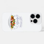 もっと食べの植物の生鮮サラダ動機レタリング Case-Mate iPhoneケース (裏面 (横))