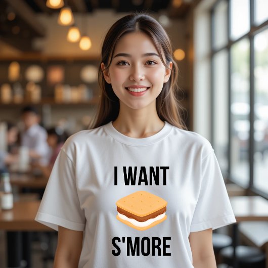 もっと食べ物が欲おもしろいしい Tシャツ