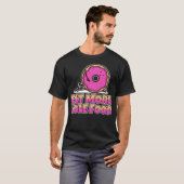 もっと食べ穴食べ物skadboardトラックの男の子シャツ tシャツ (正面フル)