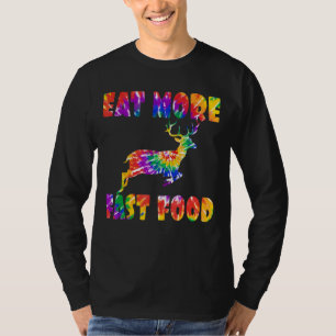 もっと食べ速い食品絞り染めディアハンタークリエイティブ胡 Tシャツ