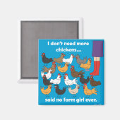 もっと鶏は要らない…磁石 マグネット (正面/裏面)