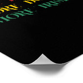 もっと黒く犬もっとアイルランド語 – blm ポスター (角)