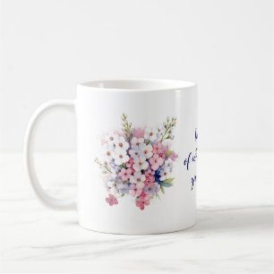 "もっと…" – 幸せ開花コーヒーマグ コーヒーマグカップ