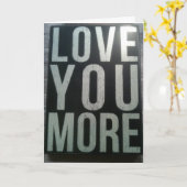 「もっとUを愛恋しく思している」 カード (黄色い花)