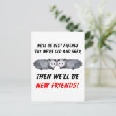 もっふりフレンズ - モモンガとの友情 ポストカード (スタンド正面)