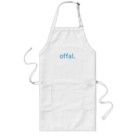 もつのスモック/エプロン ロングエプロン (正面)