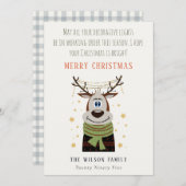 もつれおもしろいた作業クリスマスライトトトトインディア シーズンカード (正面/裏面)