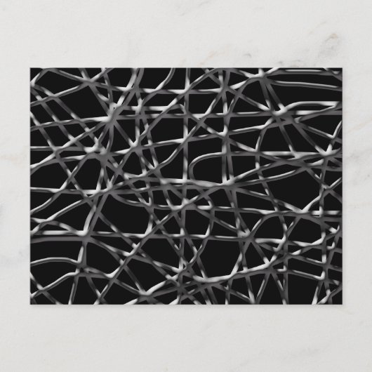 もつれくもの巣はがき ポストカード (正面)