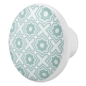 もつれさせた格子パターン セラミックノブ (右)