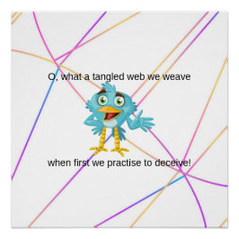 もつれたくもの巣 ポスター