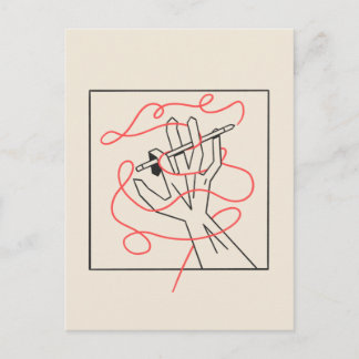 もつれたイラストレーター ポストカード