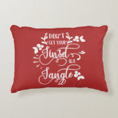 もつれたクリスマスに金髪を取らないで アクセントクッション (正面)