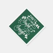 もつれたクリスマスに金髪を取らないで スタンダードカクテルナプキン (角)