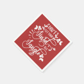 もつれたクリスマスに金髪を取らないで スタンダードカクテルナプキン (角)