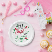 もつれたクリスマスに金髪を取らないで ペーパープレート (パーティー)