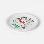 もつれたクリスマスに金髪を取らないで ペーパープレート (アングル)