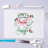 もつれたクリスマスに金髪を取らないで 薄葉紙 (クラフト)