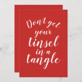 もつれたクリスマスに金髪を取り出すなおもしろいい (正面/裏面)