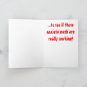 もつれたクリスマスライトグリーティングカード シーズンカード (内部)