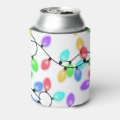 もつれたクリスマス電飾が面白い 缶クーラー (缶裏面)