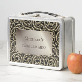 もつれたケーブル物の混乱ダイホームオーガナイザーボックス メタルランチボックス (インサイチュ)