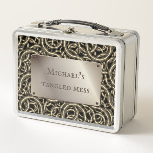 もつれたケーブル物の混乱ダイホームオーガナイザーボックス メタルランチボックス