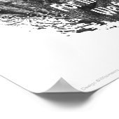 もつれたハートポスター ポスター (角)