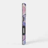もつれたパステル波 iPhoneケース (右側面)