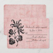 もつれたピンクの返事をください 招待状 (正面/裏面)