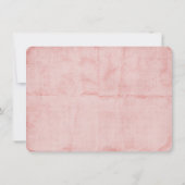 もつれたピンクの返事をください 招待状 (裏面)